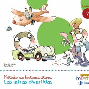 Las letras divertidas pauta cuaderno 7 Infantil