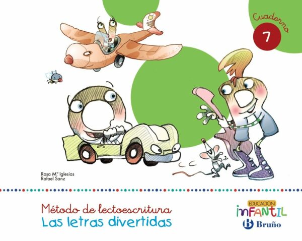 Las letras divertidas pauta cuaderno 7 Infantil
